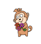 Monkey funny（個別スタンプ：21）