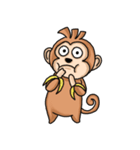 Monkey funny（個別スタンプ：24）