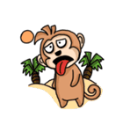 Monkey funny（個別スタンプ：33）