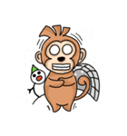 Monkey funny（個別スタンプ：34）