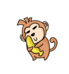 Monkey funny（個別スタンプ：36）