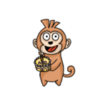 Monkey funny（個別スタンプ：39）