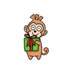 Monkey funny（個別スタンプ：40）