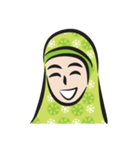 green scarf girl（個別スタンプ：2）