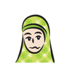 green scarf girl（個別スタンプ：5）