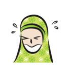 green scarf girl（個別スタンプ：10）
