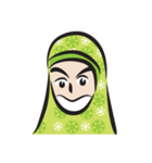 green scarf girl（個別スタンプ：30）