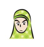 green scarf girl（個別スタンプ：33）