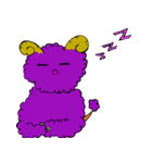 purple sheeps（個別スタンプ：5）