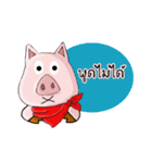 SCARF PIG（個別スタンプ：7）