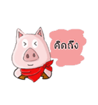 SCARF PIG（個別スタンプ：9）