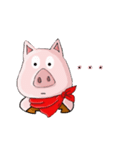 SCARF PIG（個別スタンプ：13）