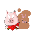 SCARF PIG（個別スタンプ：14）