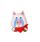 SCARF PIG（個別スタンプ：16）