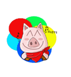 SCARF PIG（個別スタンプ：27）