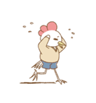 Rooster is a chicken（個別スタンプ：15）