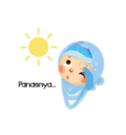 Lulu si Hijaber Centil（個別スタンプ：34）