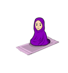 hi hijab（個別スタンプ：3）