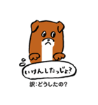 薩摩犬の日常（個別スタンプ：15）