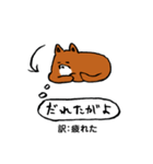 薩摩犬の日常（個別スタンプ：36）