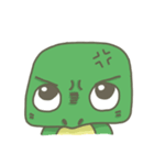 The frog on the lotus leaf（個別スタンプ：18）