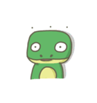 The frog on the lotus leaf（個別スタンプ：20）