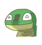 The frog on the lotus leaf（個別スタンプ：33）