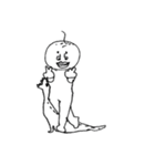 何かついてるしんさん。（個別スタンプ：8）