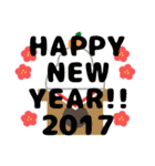 【酉】とりたちの新年のご挨拶【2017】（個別スタンプ：13）