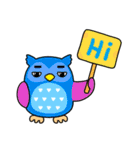 a curt owl（個別スタンプ：1）