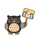 a curt owl（個別スタンプ：9）