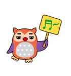 a curt owl（個別スタンプ：13）