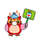 a curt owl（個別スタンプ：18）