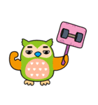 a curt owl（個別スタンプ：21）