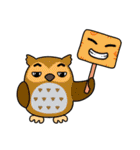 a curt owl（個別スタンプ：22）