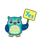 a curt owl（個別スタンプ：30）