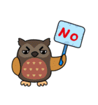 a curt owl（個別スタンプ：31）