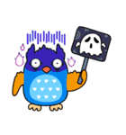 a curt owl（個別スタンプ：35）