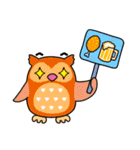 a curt owl（個別スタンプ：36）