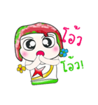 Hello！！ My name is Koten. ^_^（個別スタンプ：4）