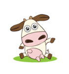 The Lovely Dairy Cow, in Actions（個別スタンプ：8）