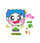 Hello！ My name is Hatori. ^_^（個別スタンプ：40）