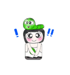 Mr. Fujisaki and worm. ^_^ Wow！！（個別スタンプ：11）