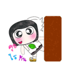 Hello！！ My name is Fujisaki. ^^（個別スタンプ：15）