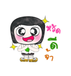 Hello！！ My name is Fujisaki. ^^（個別スタンプ：40）