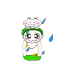 ....Mr. Hatori love frog...（個別スタンプ：12）