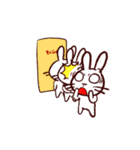 naughty rabbite 'Popo'2 (animation)（個別スタンプ：17）