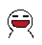 Q white face V（個別スタンプ：36）