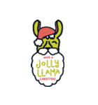 Holly Jolly Llamas（個別スタンプ：13）