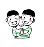 Siamese twins dong and dang（個別スタンプ：4）